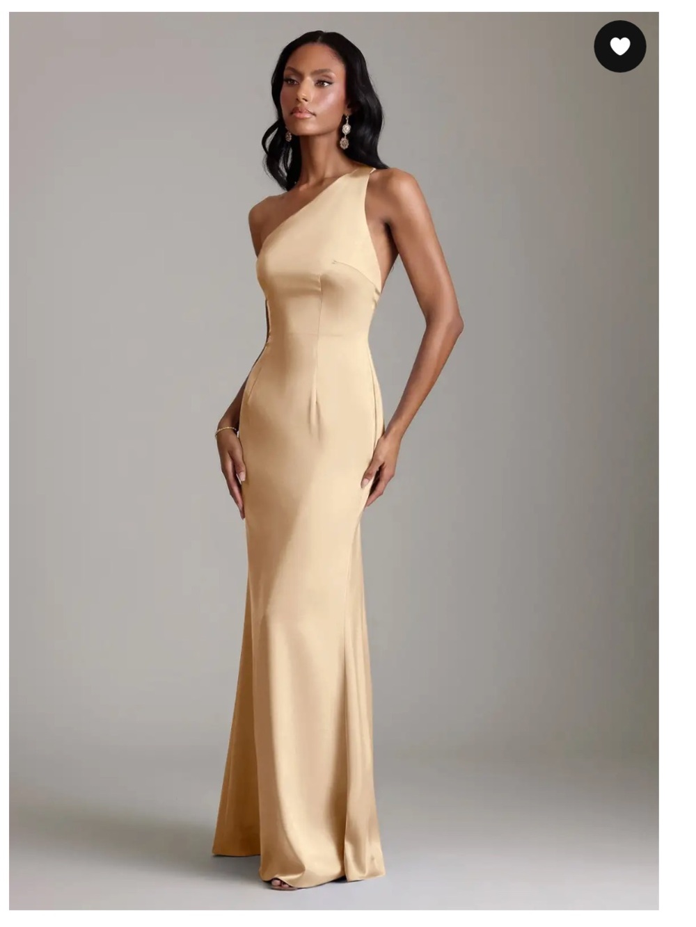 AZAZIE champagne bridesmaid dress